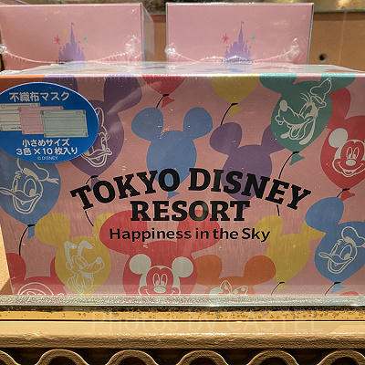 ミッキーバルーン不織布マスク（小さめ）