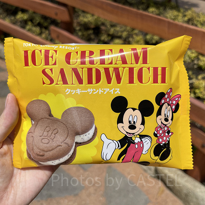 ミッキー・クッキーサンドアイス