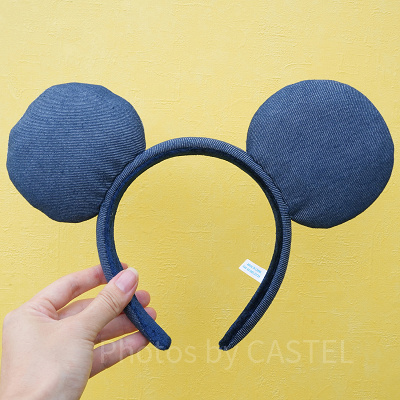 ミッキーデニムカチューシャ