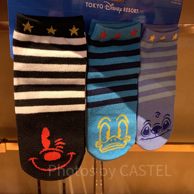 ミッキー、ドナルド、スティッチの靴下