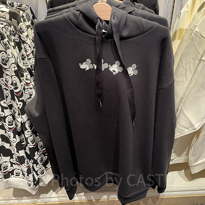 ミッキーフェイスビッグシルエットパーカー