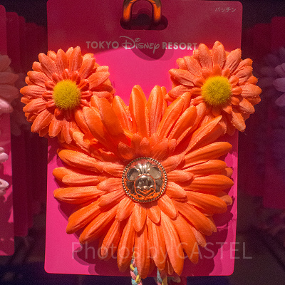 ミッキーフラワーパッチン（オレンジ）