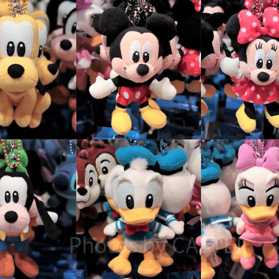 ミッキー&フレンズのストラップキーチェーン