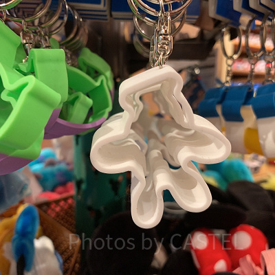 ミッキーの手の形のキーチェーン