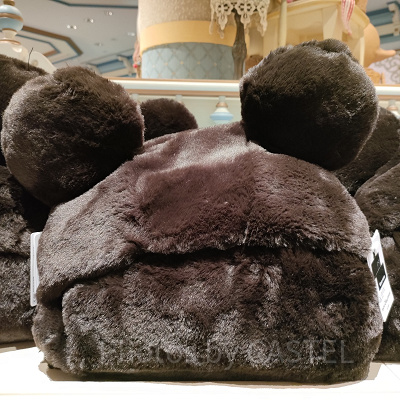 ミッキーのフード付きブランケット（ブラック）