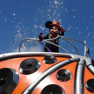 ハロウィンパレードのミッキー