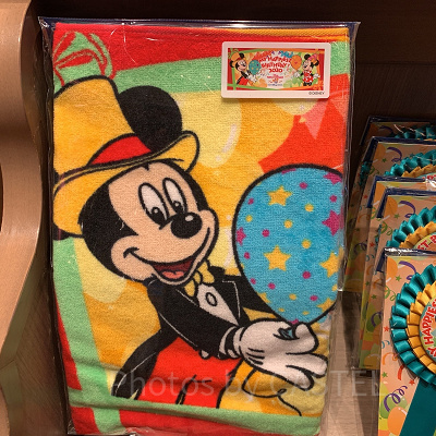 ミッキー＆ミニーバースデータオル
