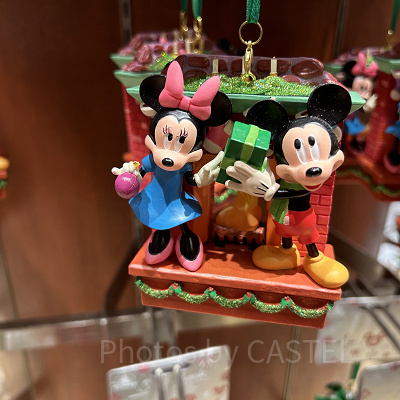 オーナメント：ミッキー＆ミニー「ライトアップ」