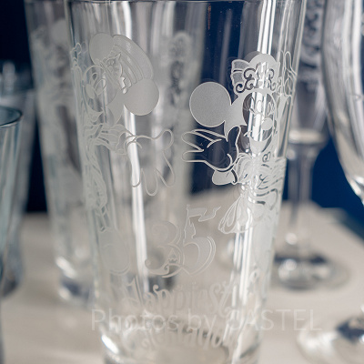 ミッキー＆ミニーロンググラス