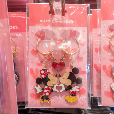 ミッキー＆ミニーペアキーホルダー（ハート）
