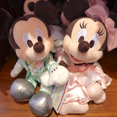 ミッキー&ミニーペアぬいぐるみ