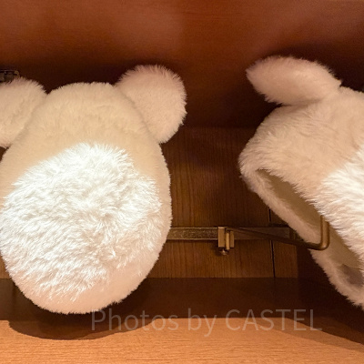 ミッキーシェイプベレー帽（白）