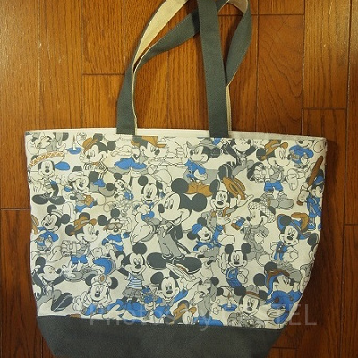 ミッキー柄トートバッグ