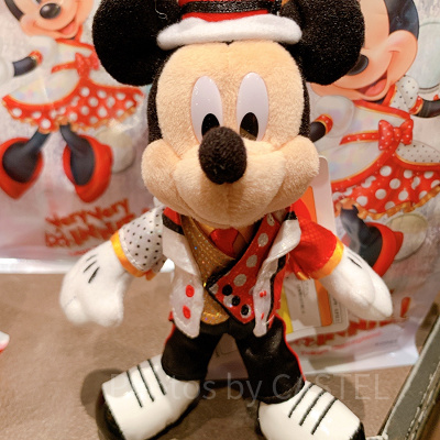 ミッキーぬいぐるみバッジ