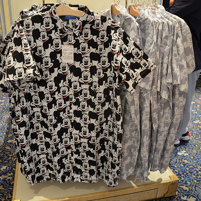 ミッキー半袖シャツ（ブラック） 