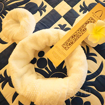 アウラニならではのミッキータオルのおもてなし