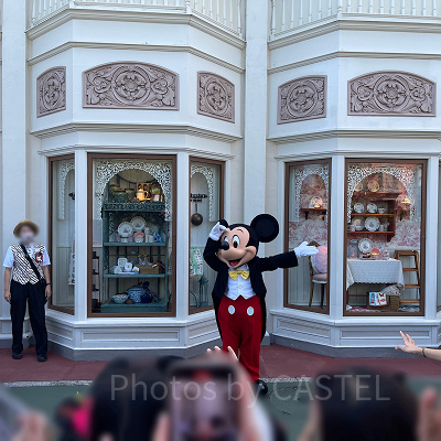 ミッキーのフリーグリーティングの様子②