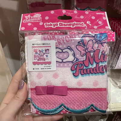 ミニタオル（ミニーのファンダーランドグッズ）