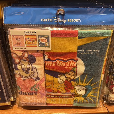 ミニタオルセット(ディズニーグローサリーストアグッズ