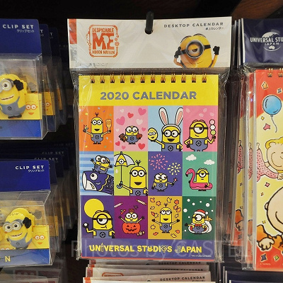 ミニオンの2020年月めくりカレンダー