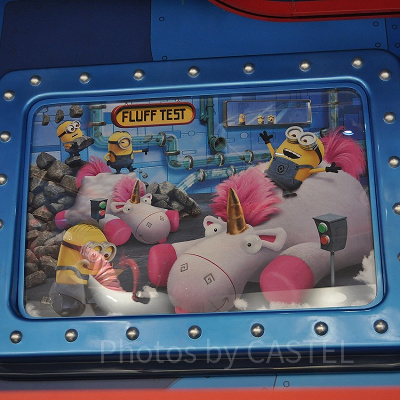 ミニオンとフラッフィのUSJ装飾