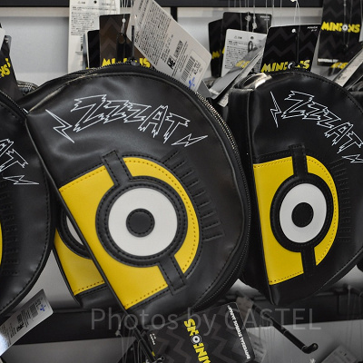 ミニオンアーチ型レザーペンケース