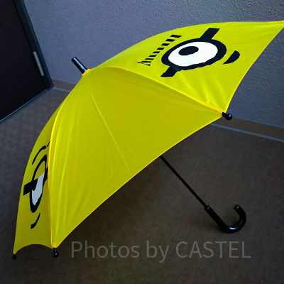 ミニオンのビックフェイス傘