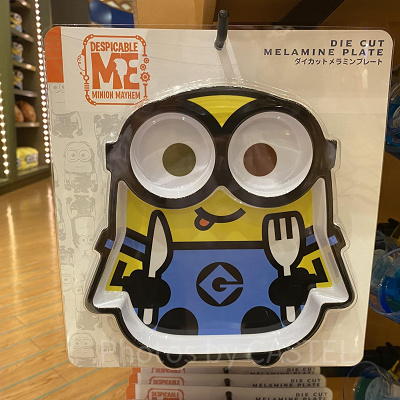 ミニオンのダイカットメラミンプレート