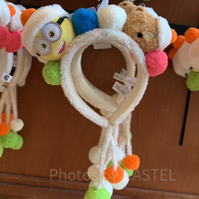 ミニオンカチューシャ（USJクリスマスグッズ2023）