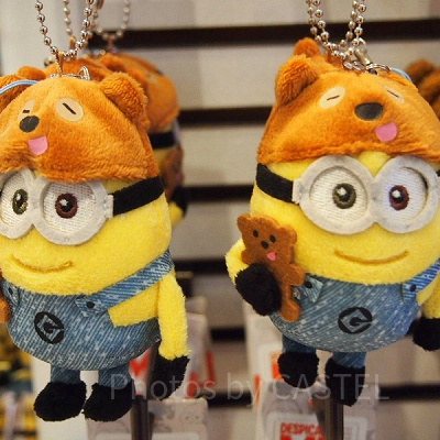 ミニオンのマスコットキーチェーン（ボブ&ティム）