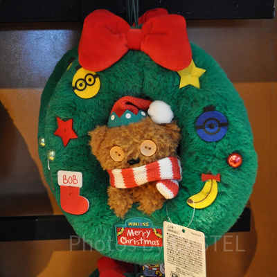 MINION MERRY CHRISTMASティムのクリスマスリース