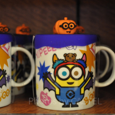 ミニオン「MINIONS MAYHEM TRICK」ふた付きマグカップ