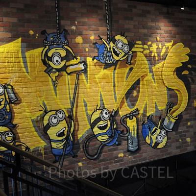 ミニオンの壁画