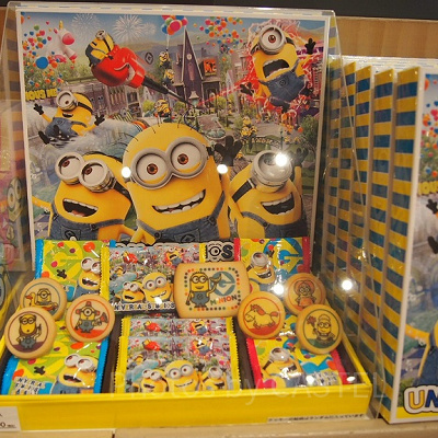 ミニオンプリントクッキーボックス