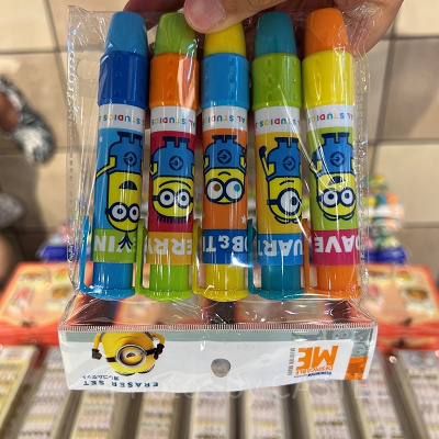 ミニオンズの消しゴムセット