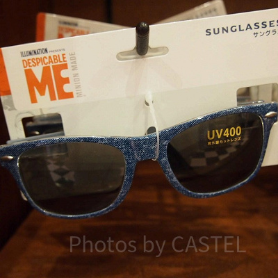 「MINIONS SUMMER」シリーズミニオンのデニム調プリントフレームサングラス