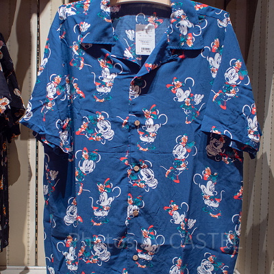 ミニーアハロシャツ（ブルー）