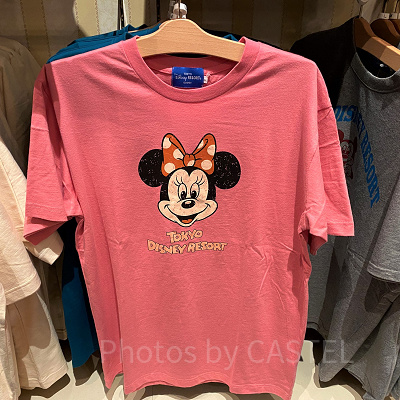 ミニーフェイスTシャツ