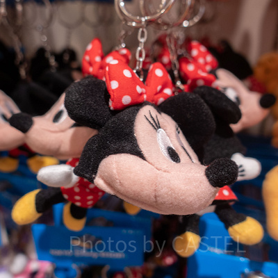 ミニーファンキャップキーホルダー