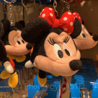 ミニーのファンキャップキーチェーン
