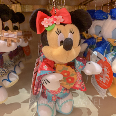 ミニー正月ぬいぐるみバッジ