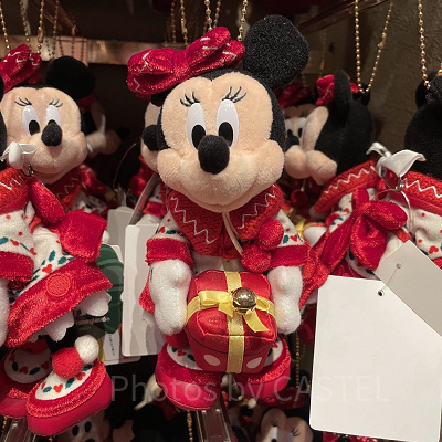 ミニーぬいぐるみバッジ