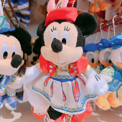 ミニーぬいぐるみバッジ