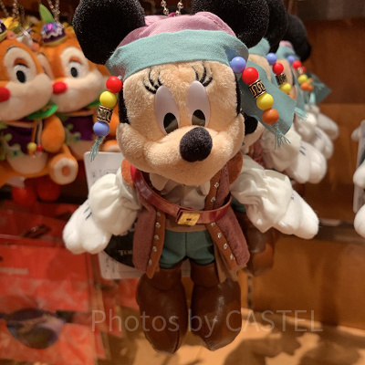 ミニーぬいぐるみバッジ