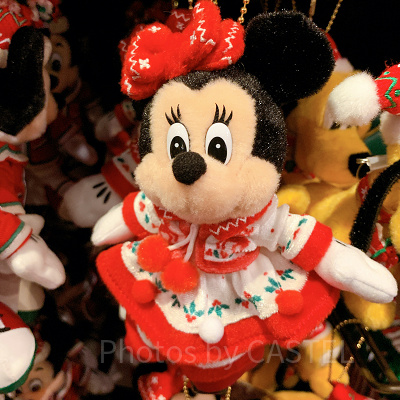 ミニーぬいぐるみバッジ