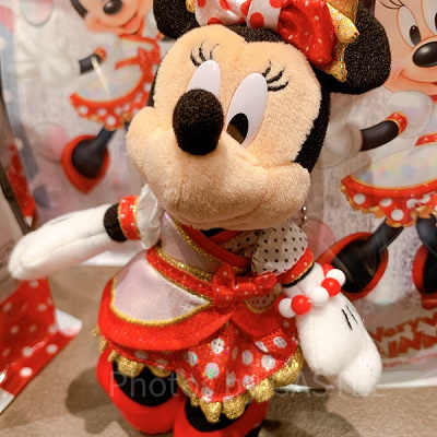 ミニー ぬいぐるみバッジ