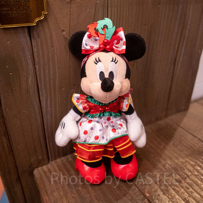 ミニーぬいぐるみバッジ（トロピカルスプラッシュ）