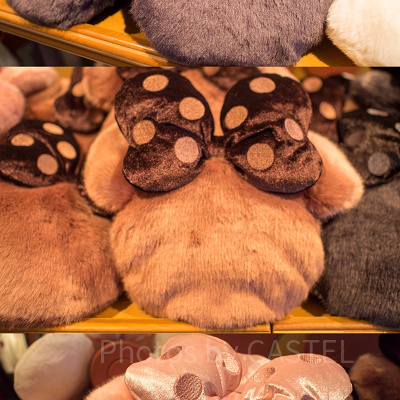 ミニーポシェット（上からグレー・ブラウン・ピンク）