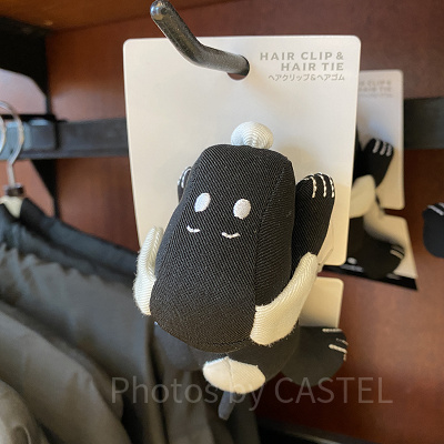 ヘアゴム付きマスコットクリップ（USJスヌーピー春夏グッズ）