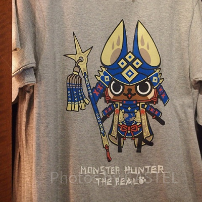 モンハンTシャツグレー